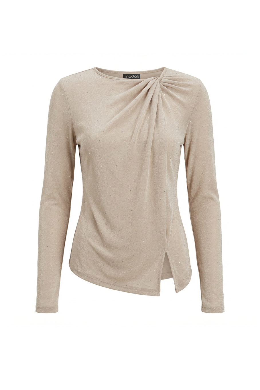 TOP SPARKLE KNOT CON STRASS