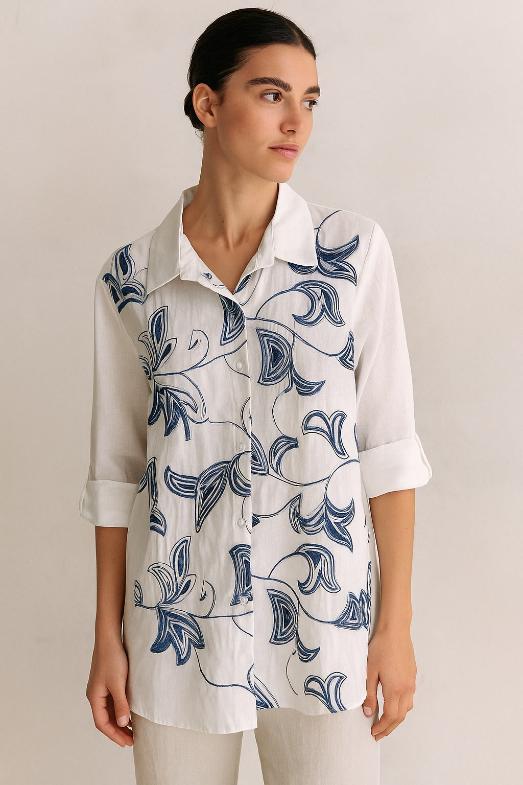 CAMICIA RICAMATA