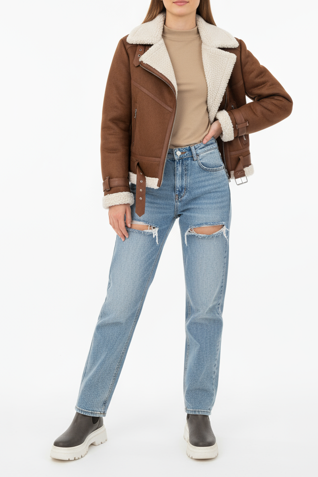 GIACCA SEMIPELLE AVIATOR