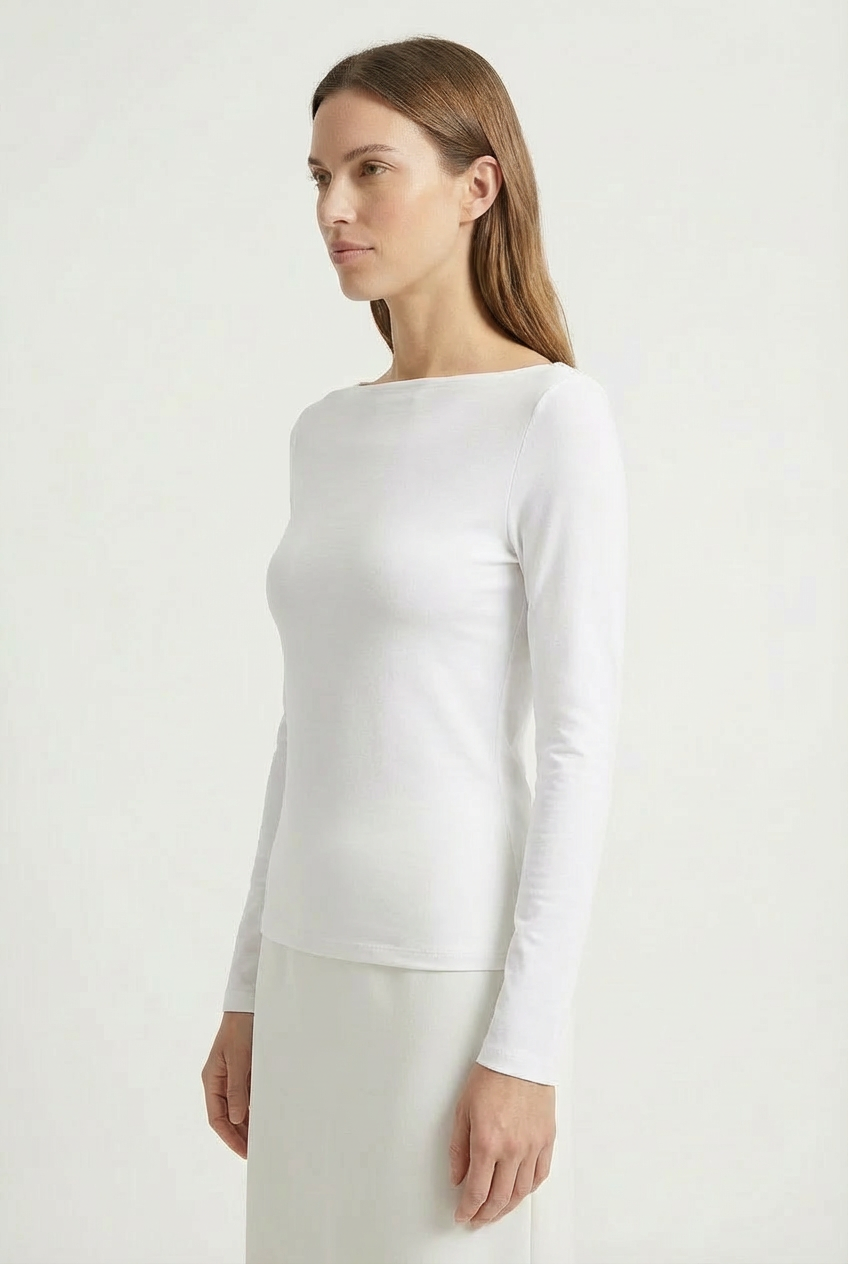 Maglietta a maniche lunghe essenziale