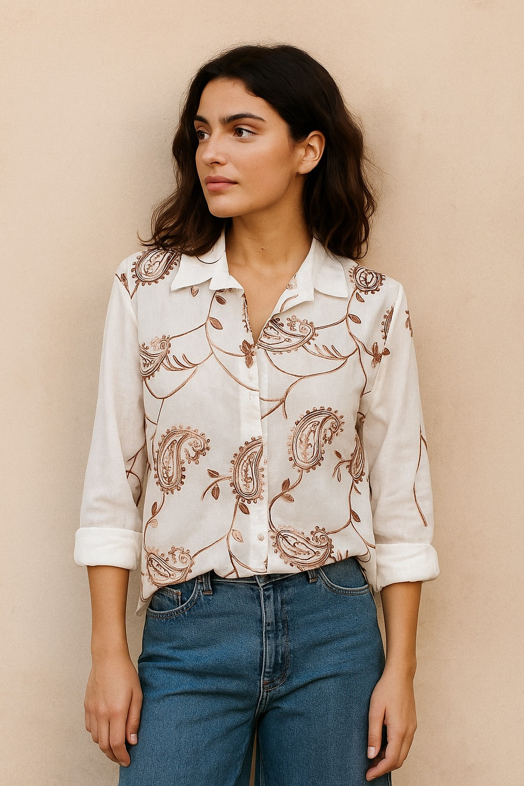 CAMICIA RICAMATA