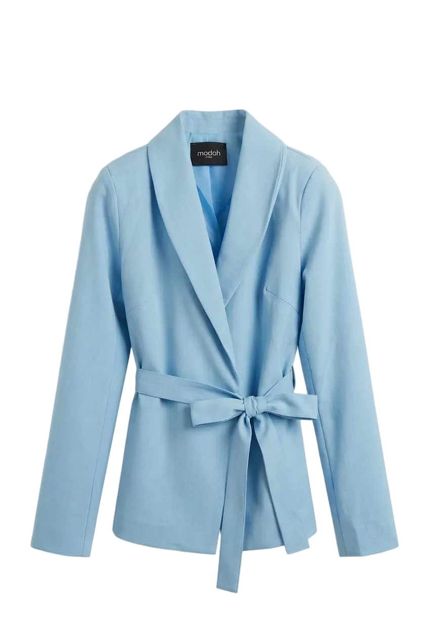 Jacket with bow closure