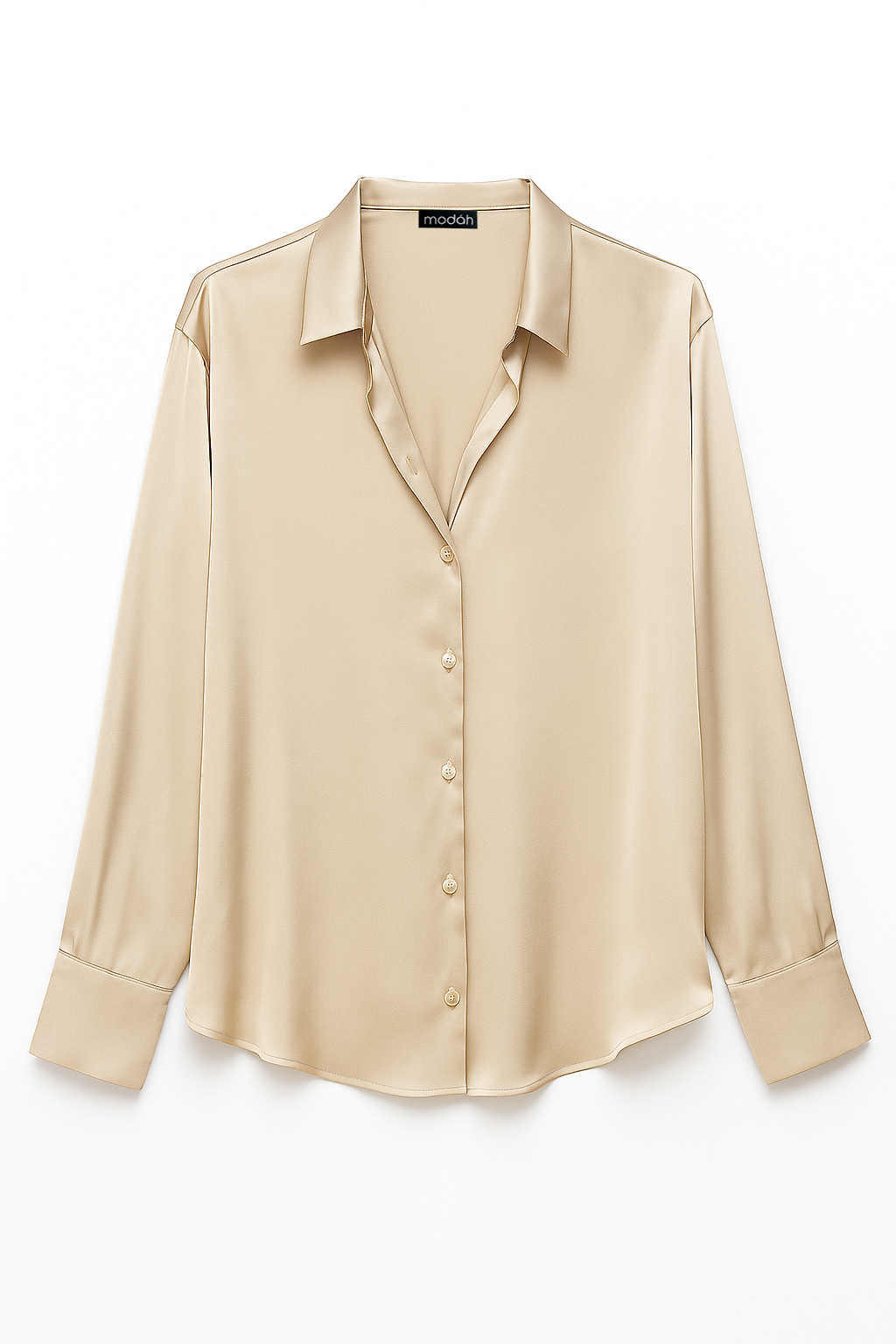 BASIC SATIN SHIRT