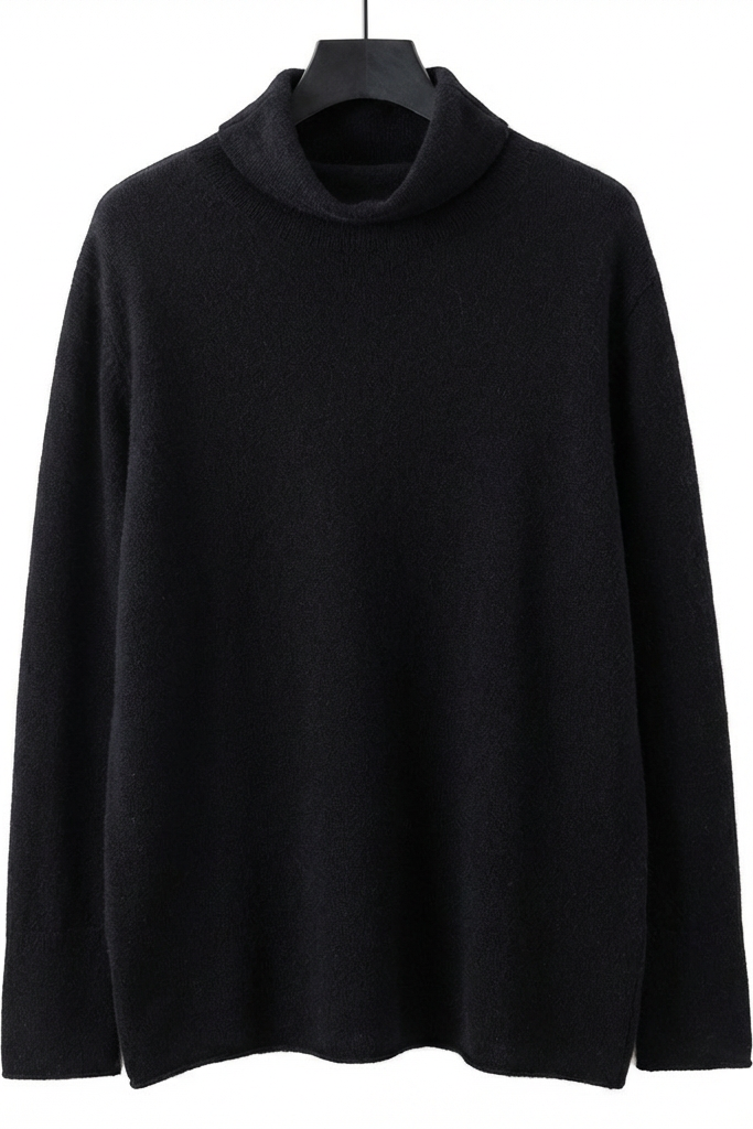 LIGHTWEIGHT HIGH NECK SWEATER