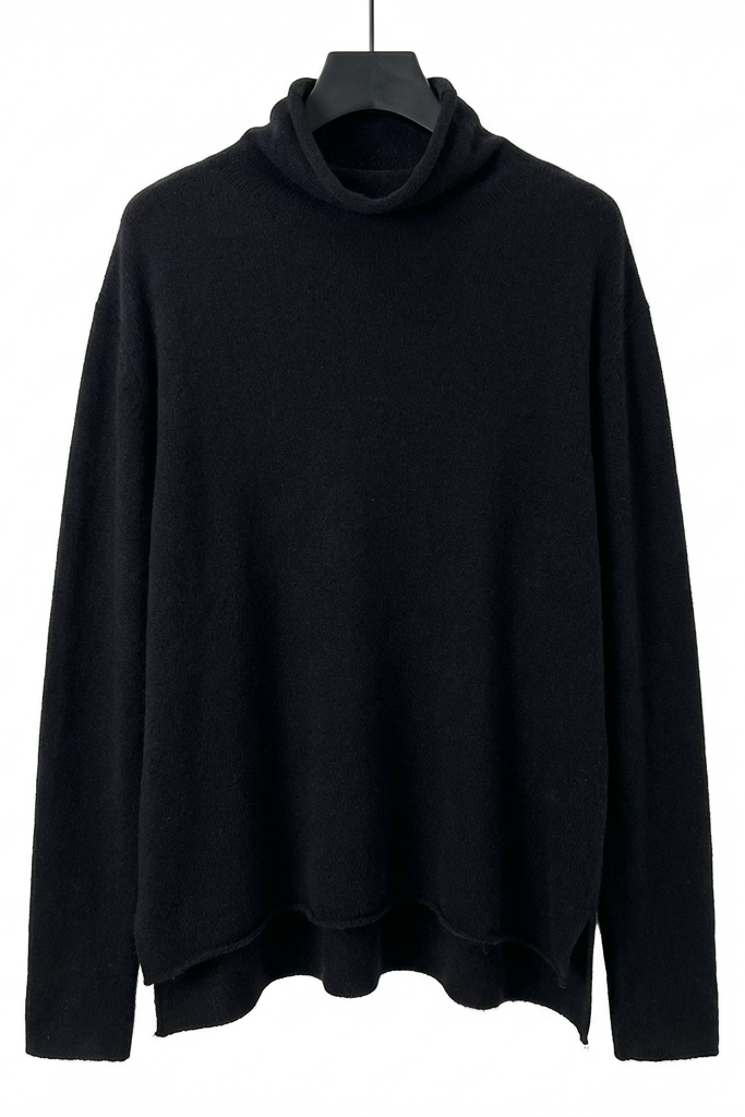 LIGHTWEIGHT HIGH NECK SWEATER