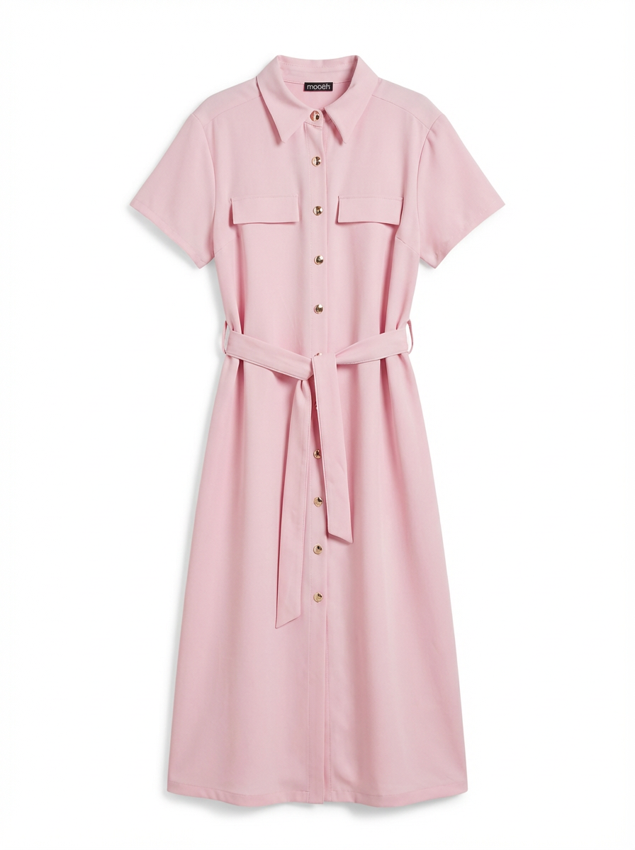 Abito Chemisier con Cintura