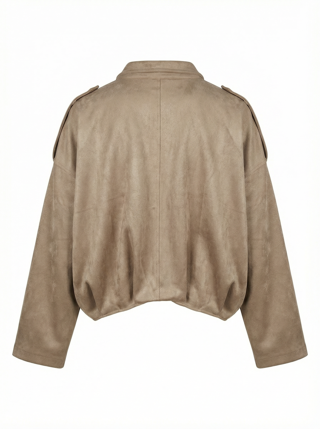 Short suede jacket
