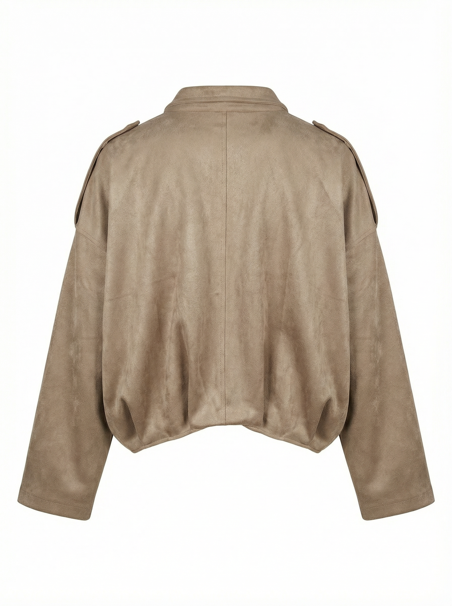 Giacca corta in suede