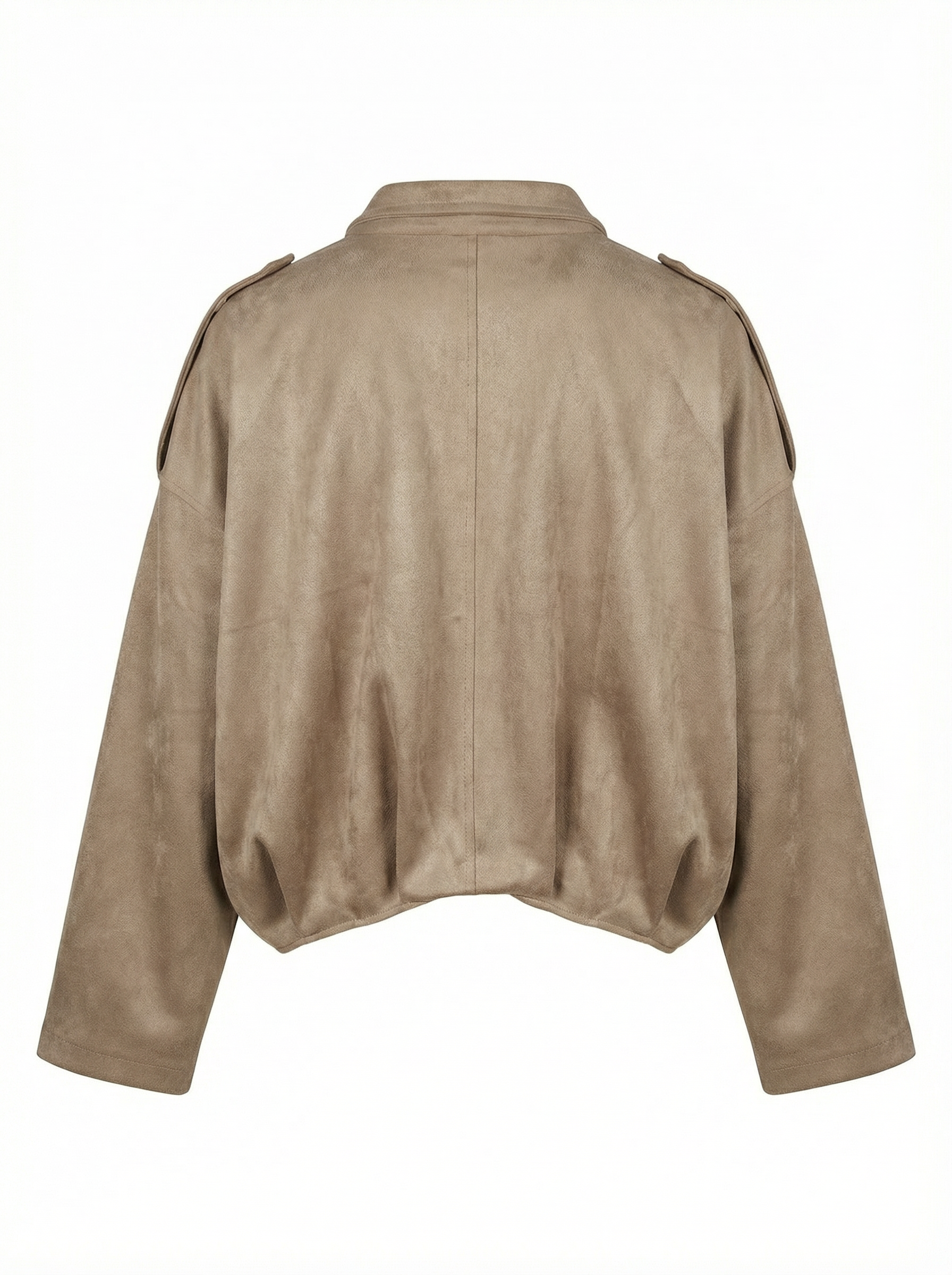 Short suede jacket