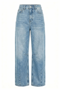 Relaxed ankle jeans