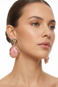 Orecchini Bagliori di Petalo Rosa