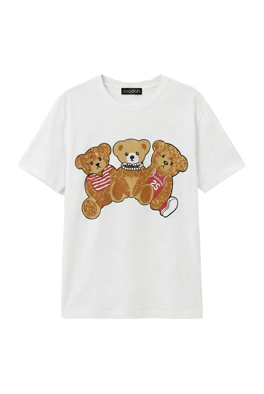 T-shirt Teddy Trio Rosso