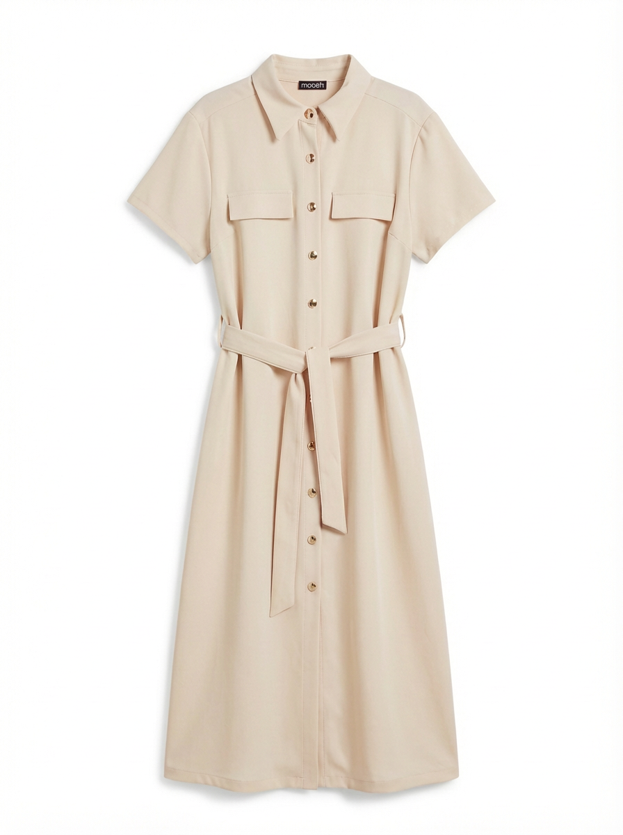 Abito Chemisier con Cintura