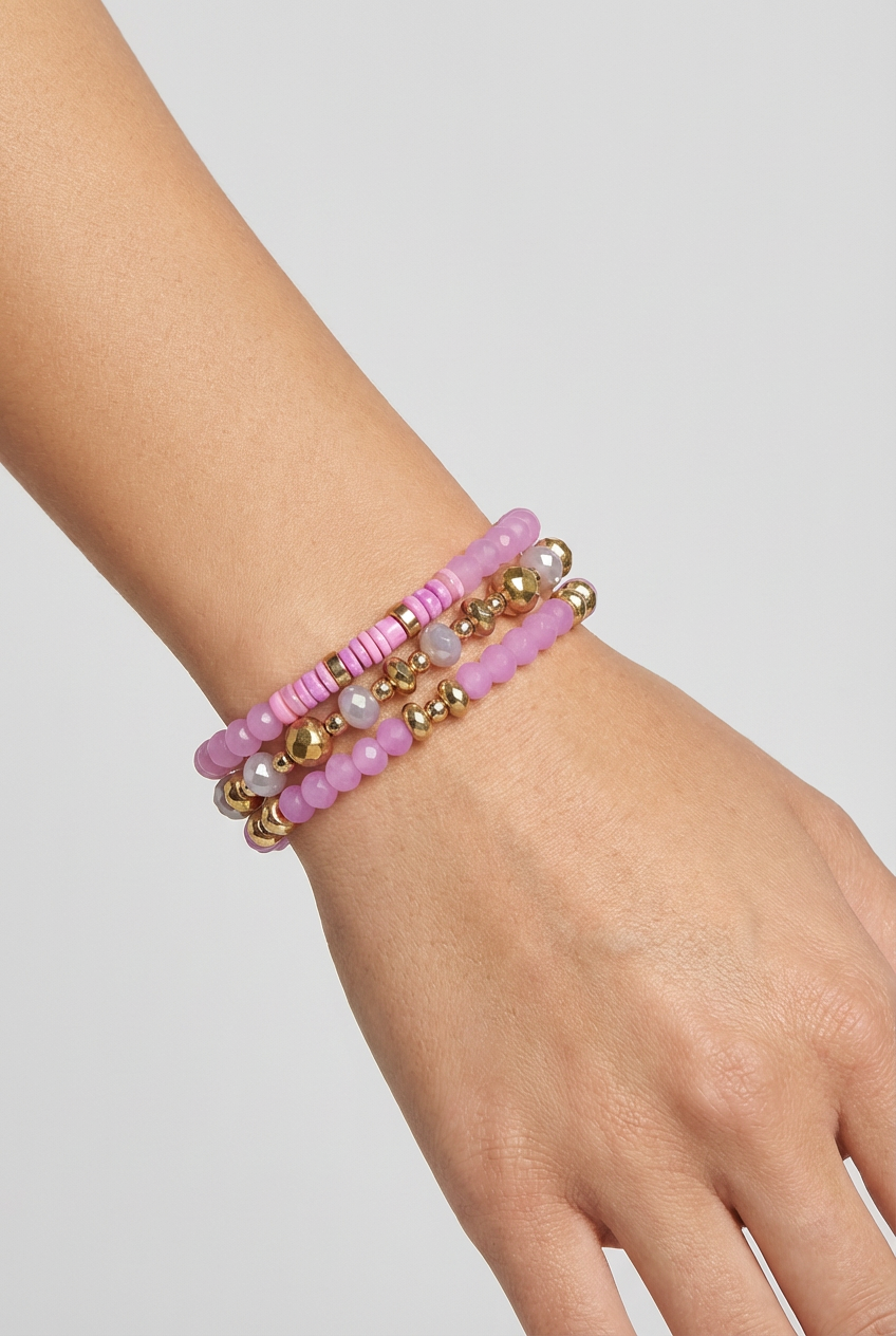Set Bracciali Violet Glam