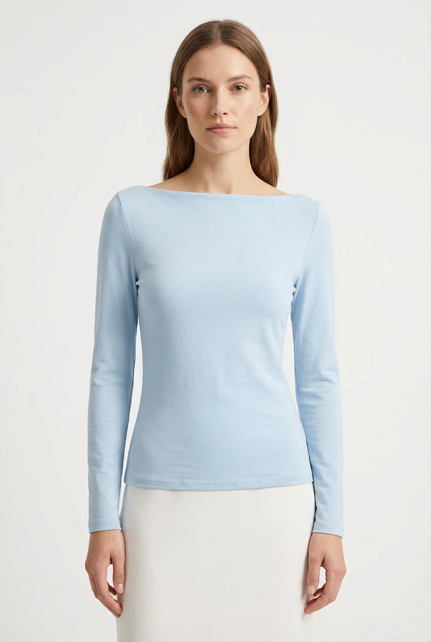 Maglietta a maniche lunghe essenziale