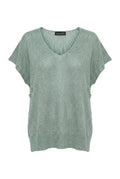 Top in Maglia Leggera con Scollo a V