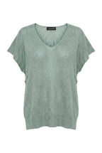 Top in Maglia Leggera con Scollo a V