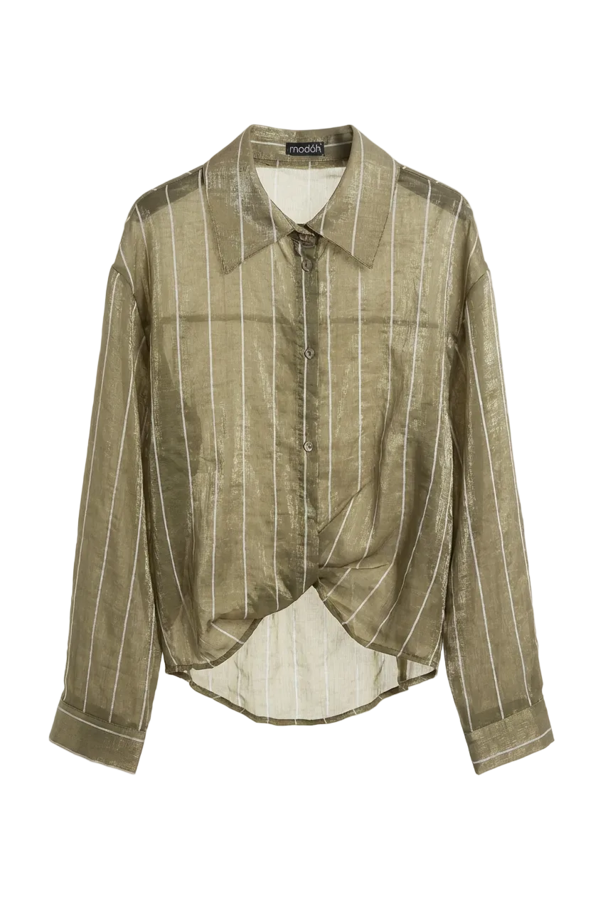 Striped Shimmer Shirt