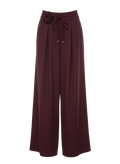 PANTALONE VITA ALTA CON FIORE