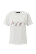 T-shirt "Let's Go Girls" – Rose Gold Edition