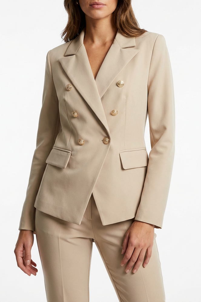TAILORED DOUBLE-BREASTED BLAZER
