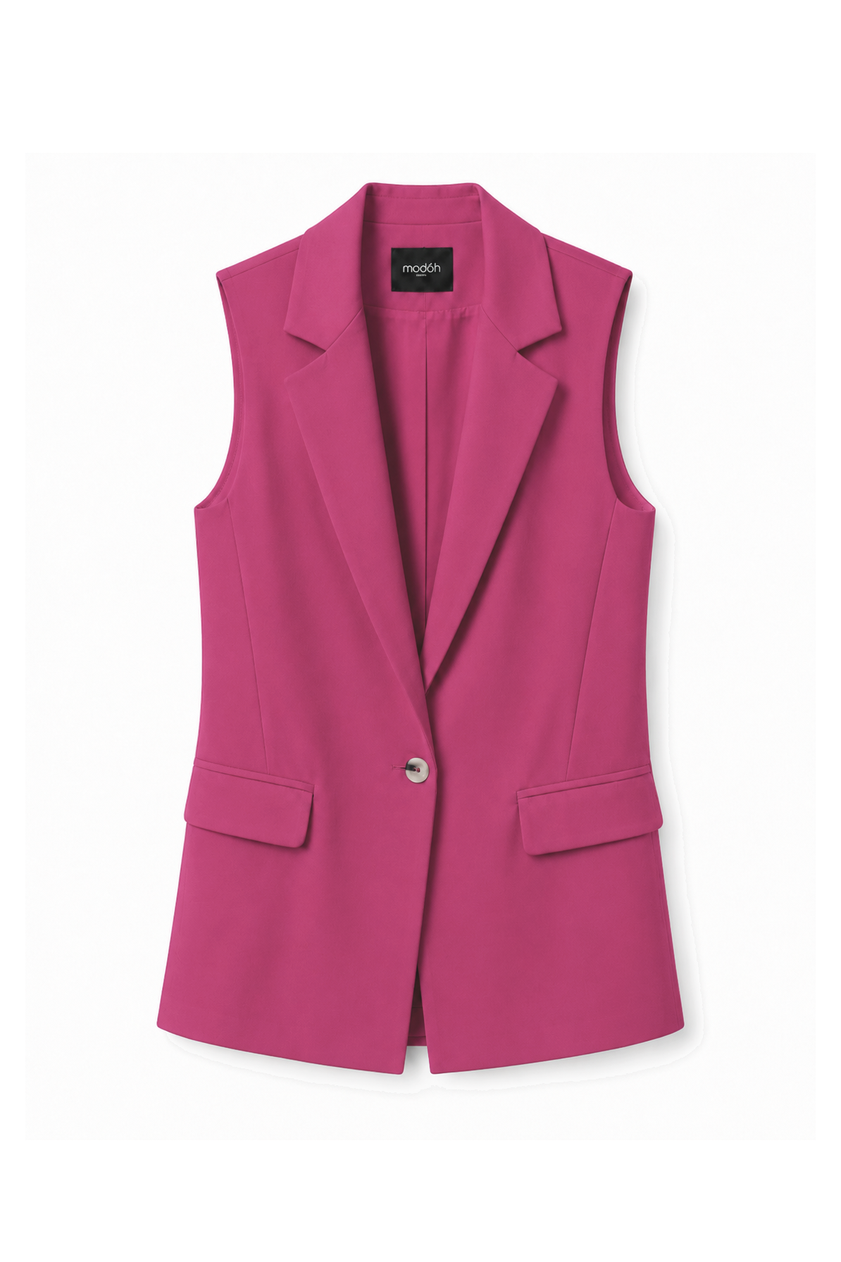 Gilet Blazer sartoriale FUCSIA