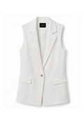 Gilet Blazer sartoriale BIANCO