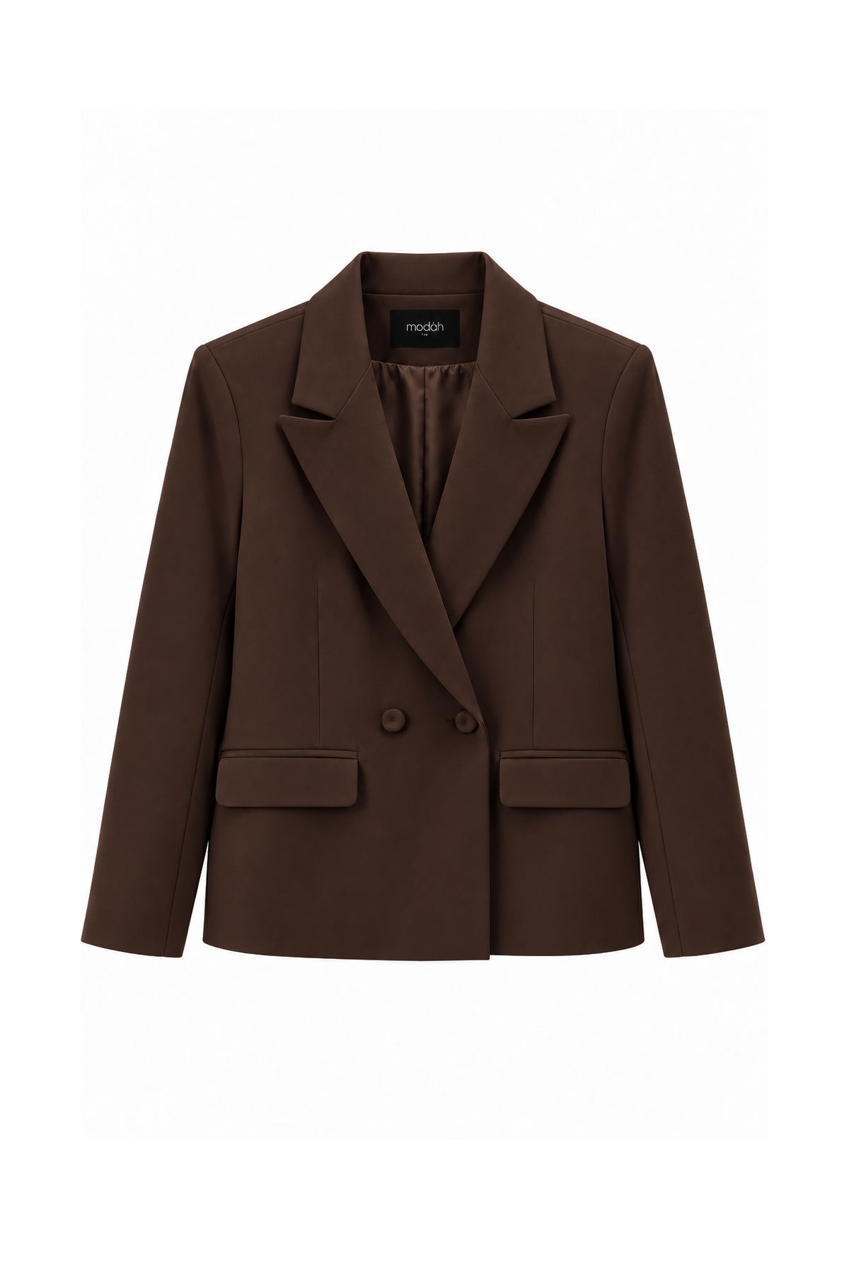 Blazer Doppiopetto Sartoriale Marrone