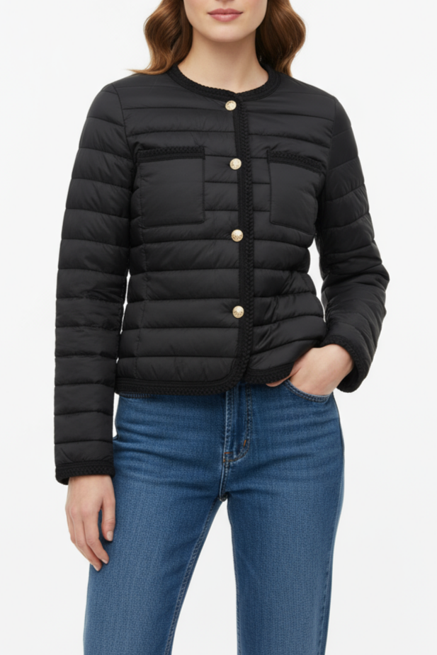 DOWN JACKET WITH BUTTONS