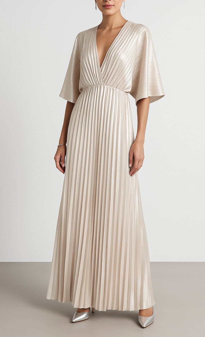 PLEATED DRESS