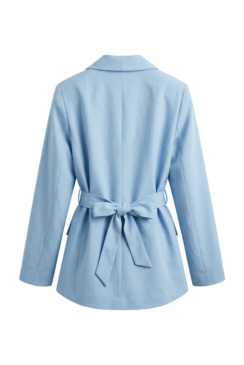 Jacket with bow closure