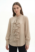 Blusa con Volant a Cascata