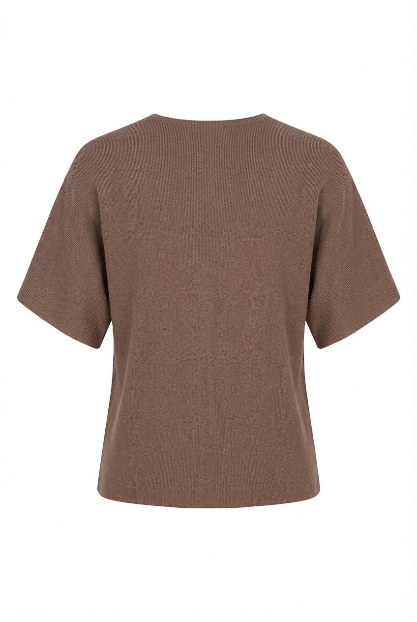 Cardigan a Maniche corte in Maglia