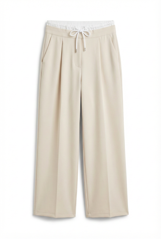 Pantaloni con fascia elastica