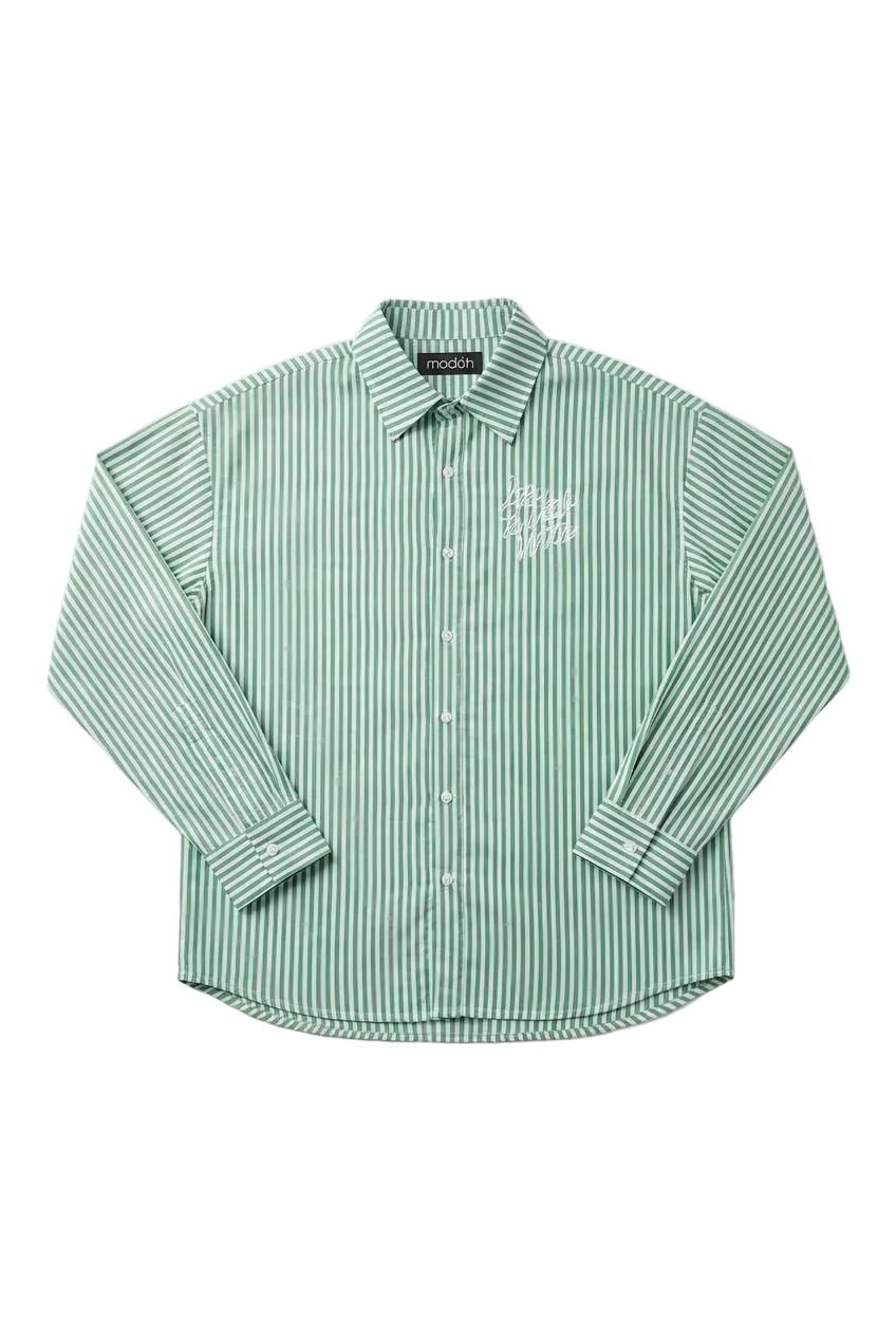 Camicia a Righe con Stampa
