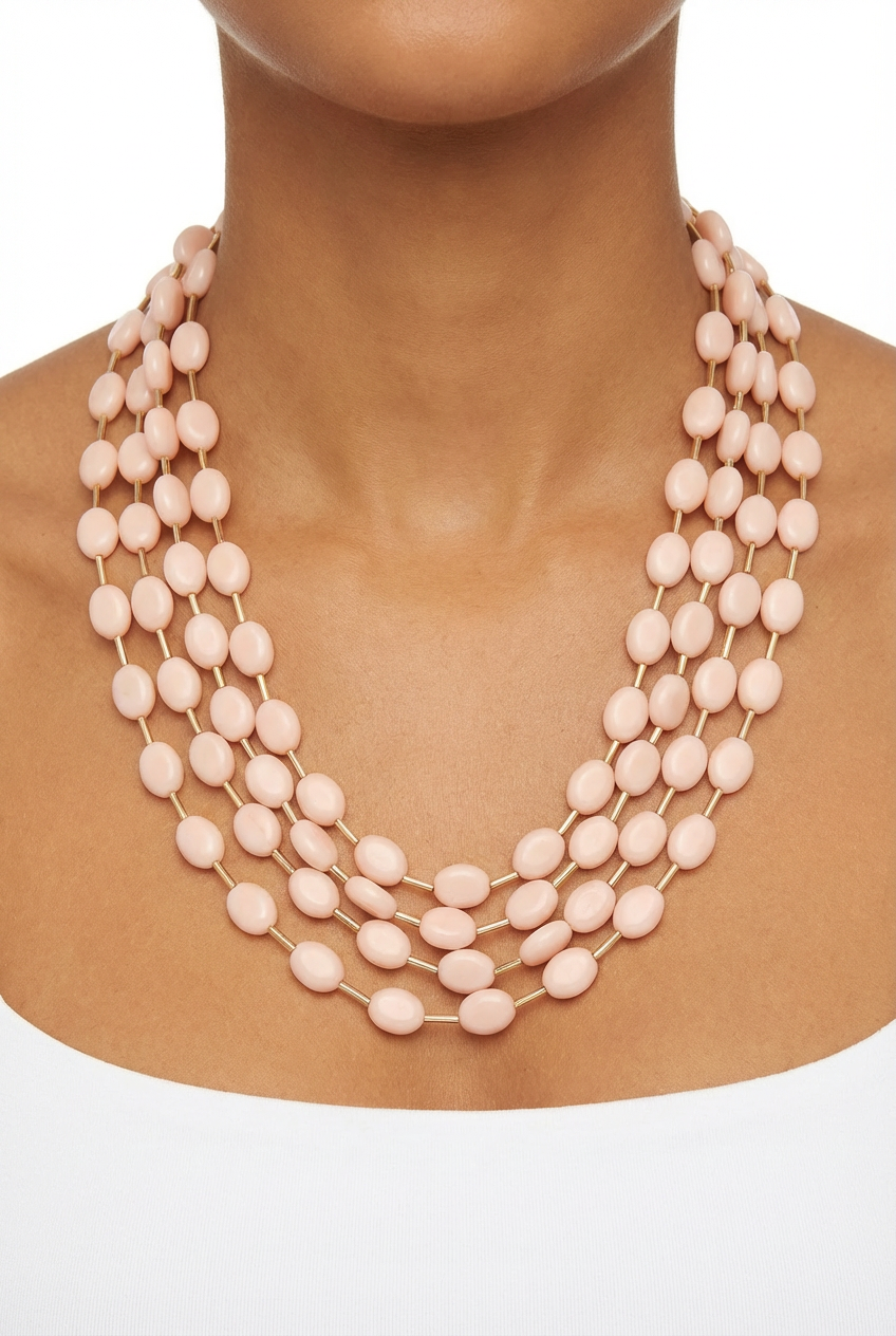 Four-Strand Cascade Necklace