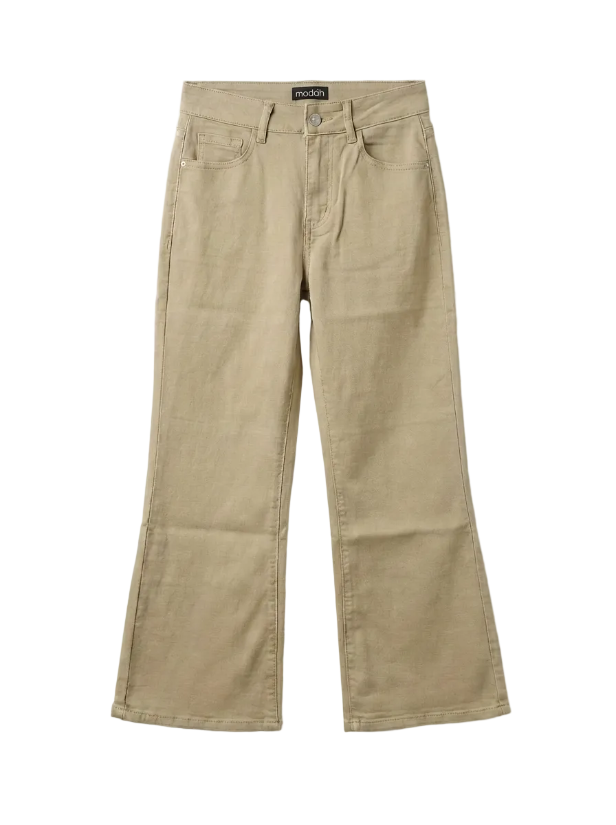 Jeans Flare in Beige