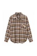 Camicia a Quadri Oversize