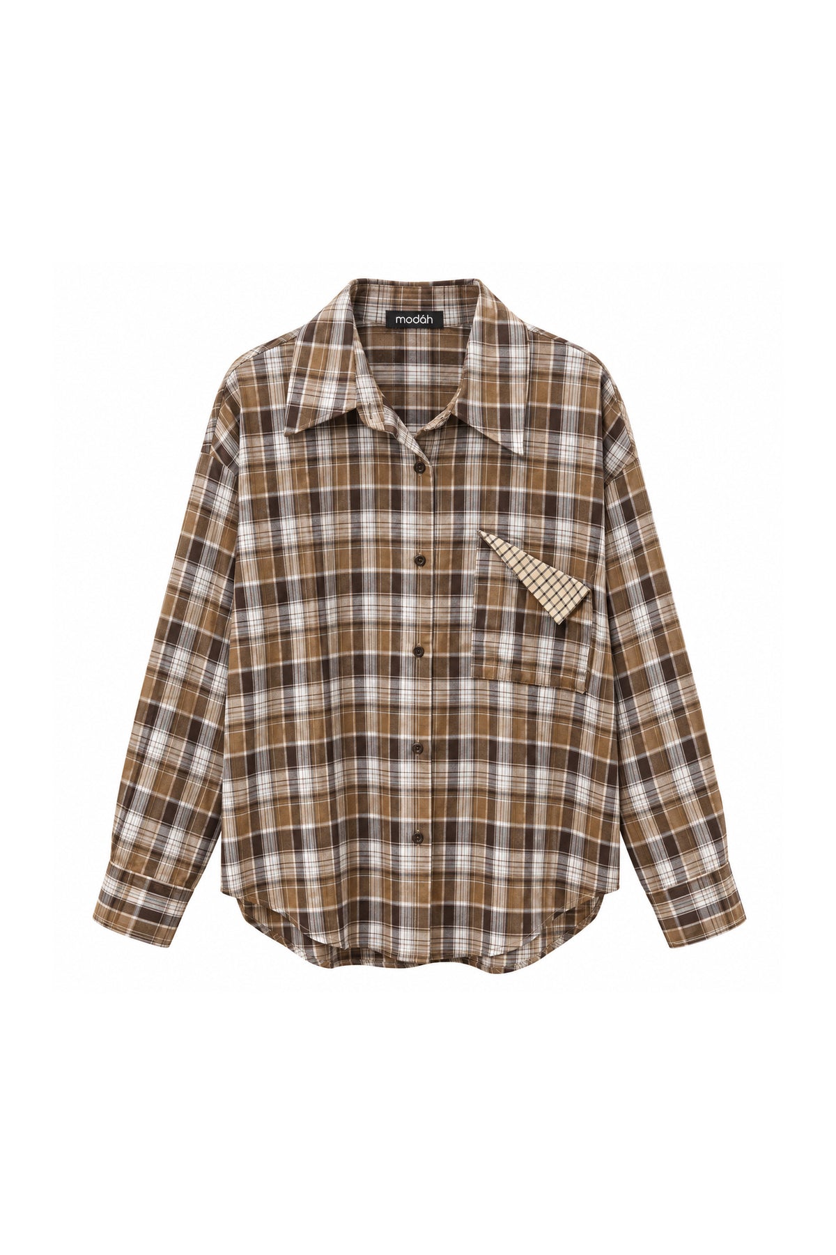Camicia a Quadri Oversize