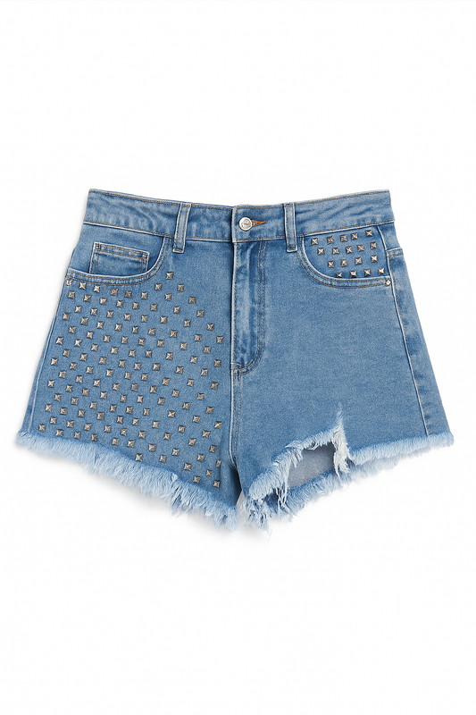 PANTALONCINO JEANS BORCHIE