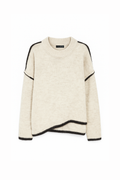 TWO-TONE SWEATER