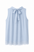 Top Smanicato in Cotone