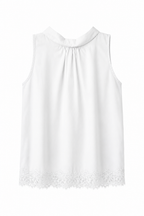 Top Smanicato in Cotone