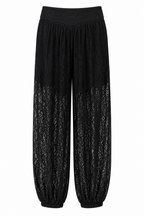 Pantaloni Harem in Pizzo