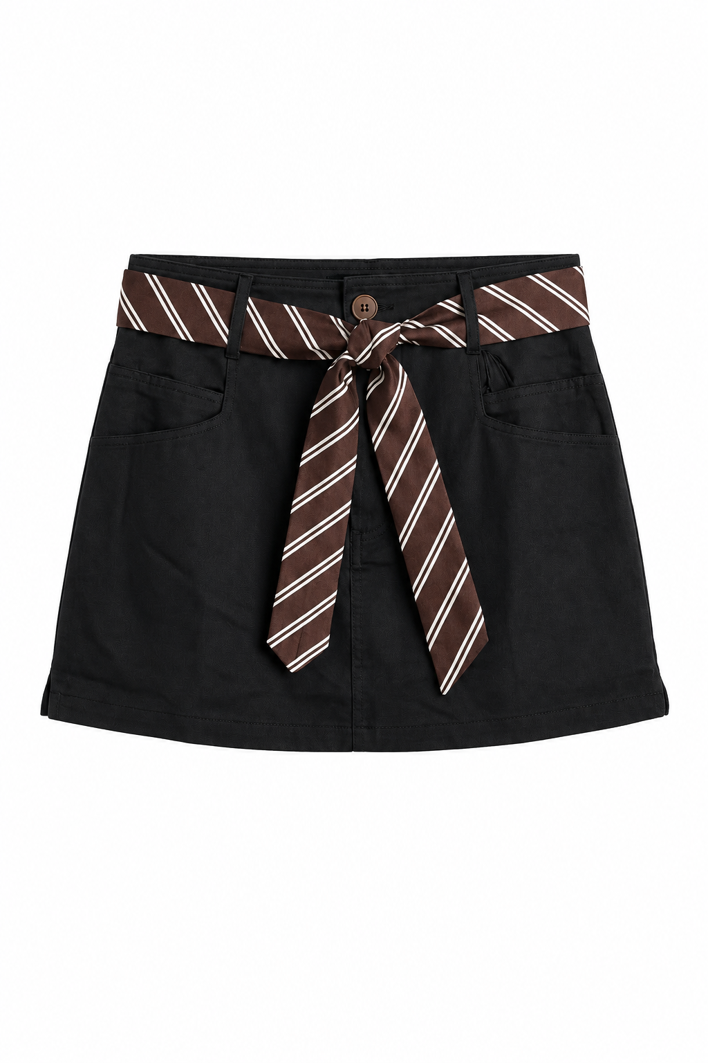 Gonna-Pantalone Preppy Chic in Twill di Cotone