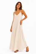 Abito Maxi in Lino Panna
