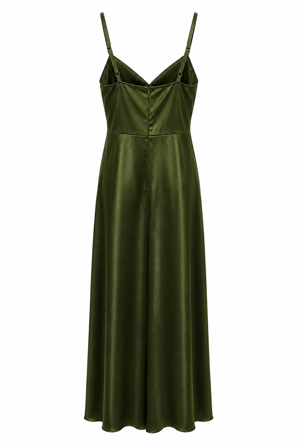 Elegante Abito Lungo Drappeggiato in Raso Bordeaux