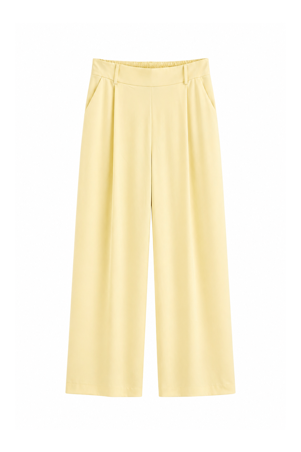 Pantaloni Palazzo Wide-Leg con Pince