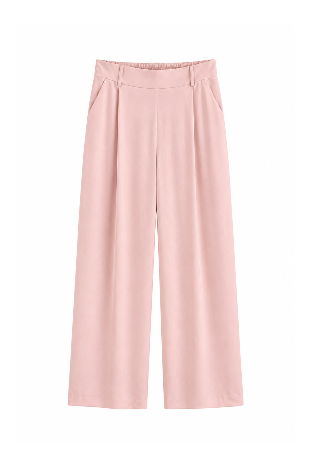 Pantaloni Palazzo Wide-Leg con Pince