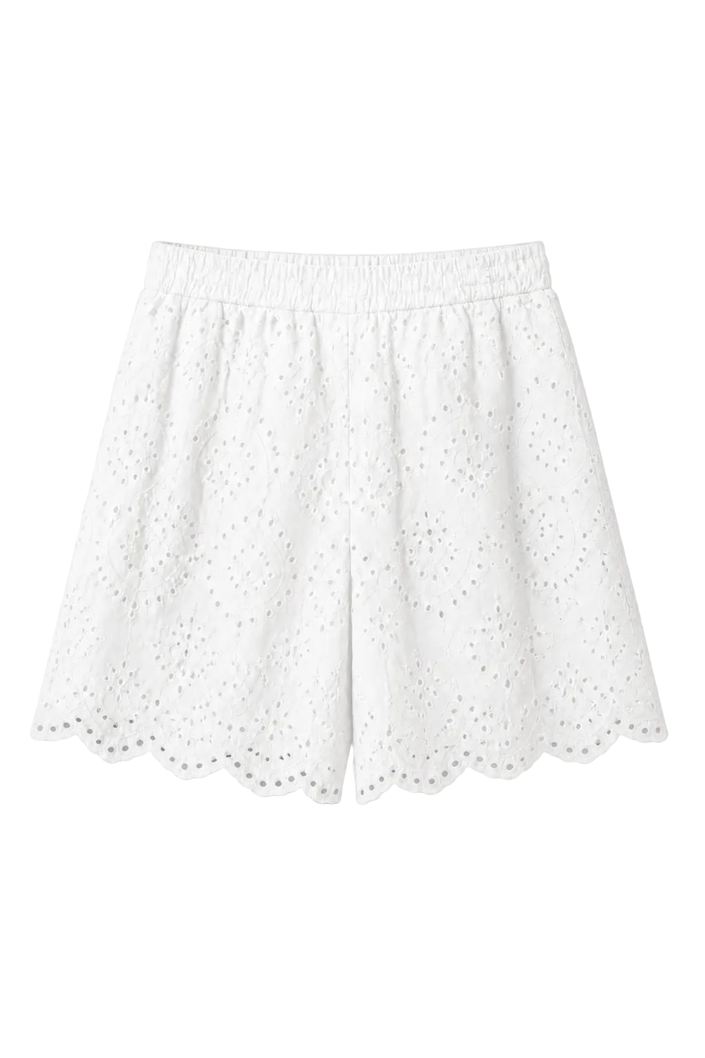 Pantaloncini in Cotone Sangallo